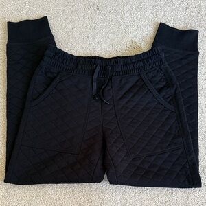 DSG Black Quilted Joggers